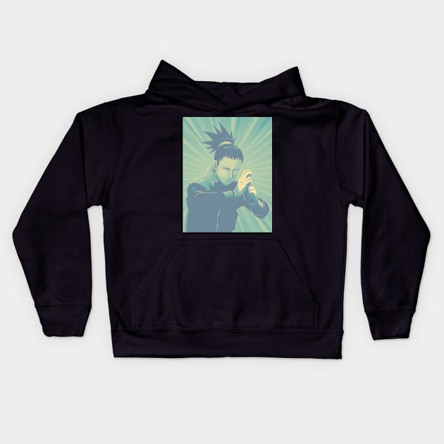 shikamaru Kids Hoodie by DinoZard